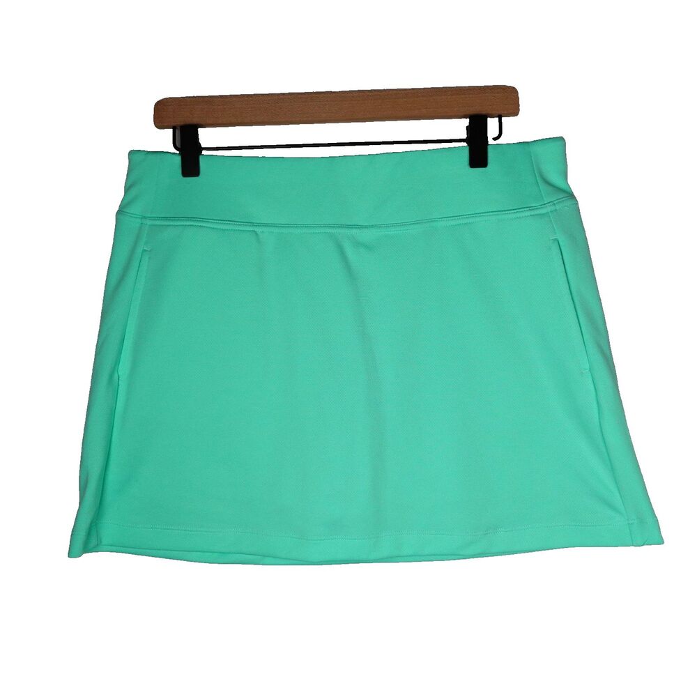 PGA Tour AirFlux Athletic Golf Skort Size Large Women’s Mint Green Pockets Sport